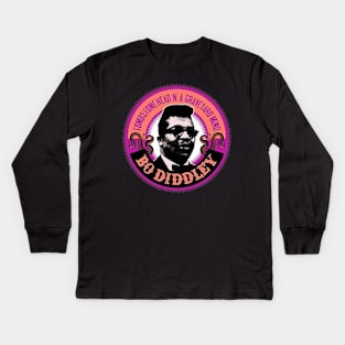 Bo Diddley Kids Long Sleeve T-Shirt